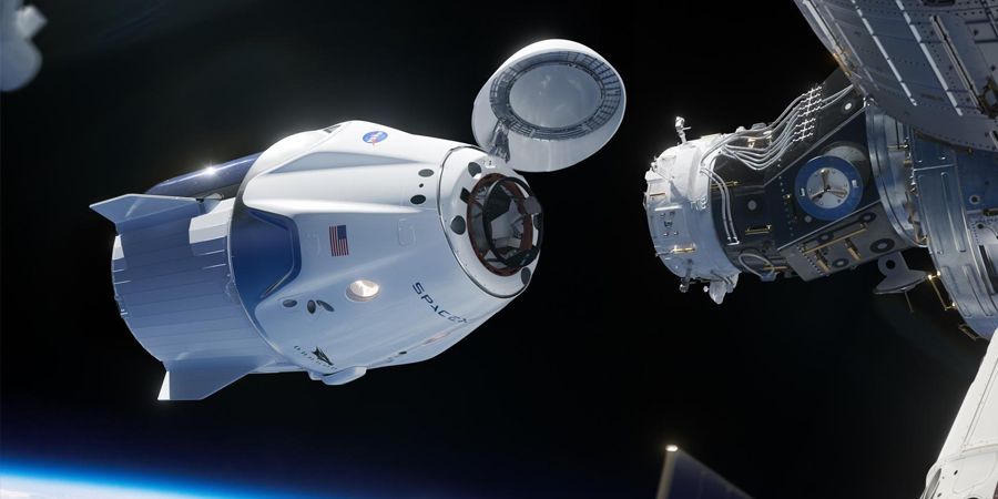 Προσδέθηκε στον Διεθνή Διαστημικό Σταθμό το SpaceX Crew Dragon