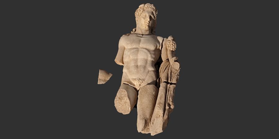 Ρωμαϊκό άγαλμα του Ηρακλή έφερε στο φως η ανασκαφή στους Φιλίππους