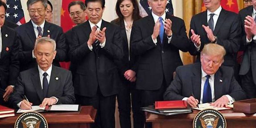 Ιστορική εμπορική συμφωνία ΗΠΑ-Κίνας